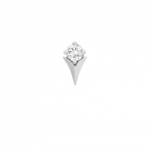 JUNIPURR JEWELRY TULIP WITH CZ STONE