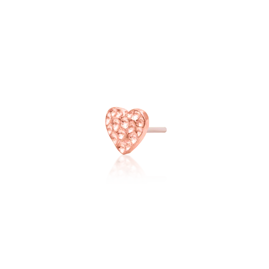 JUNIPURR JEWELRY HAMMERED HEART - Image 8