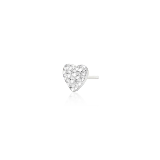 JUNIPURR JEWELRY HAMMERED HEART - Image 5