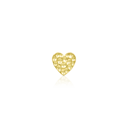 JUNIPURR JEWELRY HAMMERED HEART