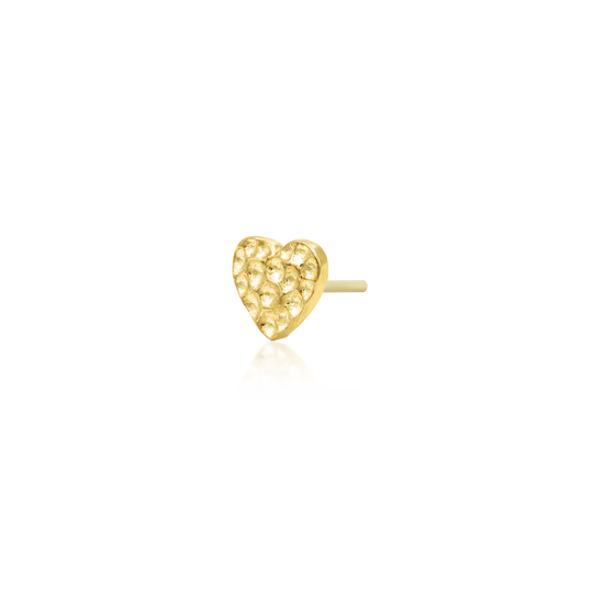 JUNIPURR JEWELRY HAMMERED HEART - Image 2